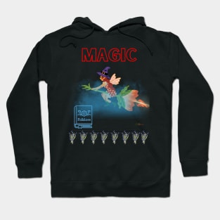 Magic Witch on a broom Hoodie